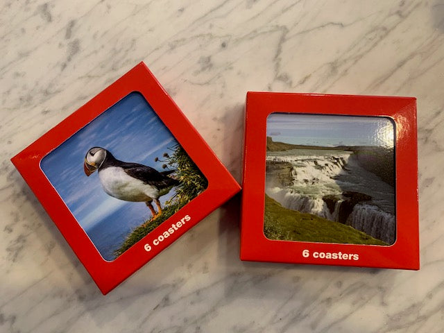 Icelandic Landscapes and Wildlife Coasters Icelandic Landscapes and Wildlife Coasters
